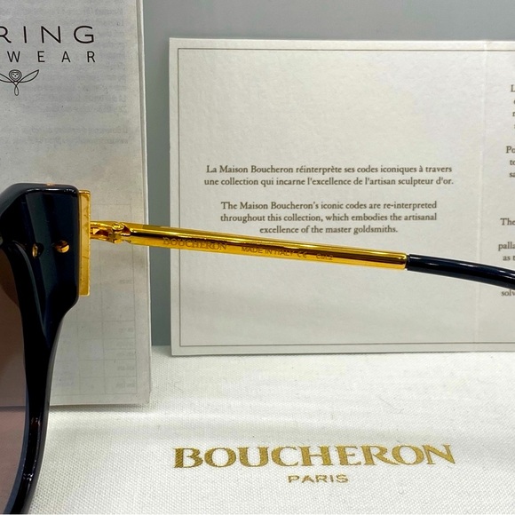 🏆Boucheron Paris BC0020S 002‼️Size 52-18-130 Made in Italy 🇮🇹 100% Authentic - Picture 11 of 16